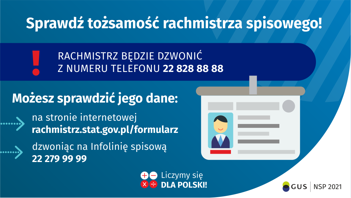 Sprawdź tożsamość rachmistrza!